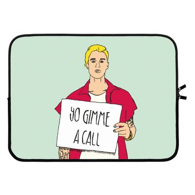 Gimme a call: Laptop sleeve 15 inch