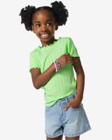 HEMA Kinder T-shirt Rib Groen (groen)