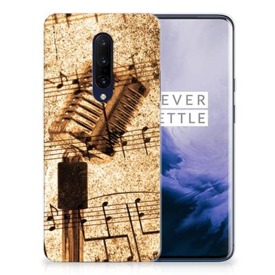 OnePlus 7 Pro | Siliconen hoesje | met foto Bladmuziek