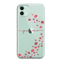 Kusjes: iPhone 11 Transparant Hoesje