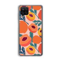 Perzik: Samsung Galaxy A12 Transparant Hoesje