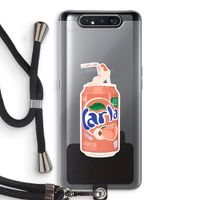 S(peach)less: Samsung Galaxy A80 Transparant Hoesje met koord