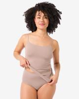 HEMA Dames Tailleslip Naadloos Micro Beige (beige)