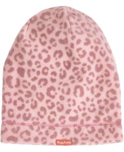 PLAYSHOES Fleece-Beanie Leo-Print Muts Polyester