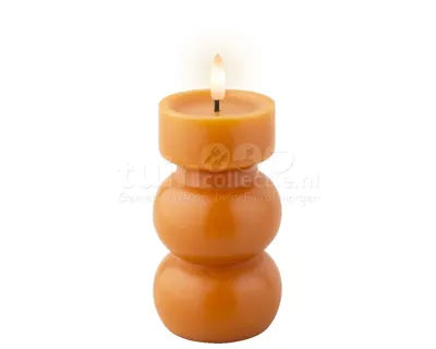 LED Kaars Oranje 15cm