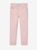 Slim meisjesbroek smalle lichaamsbouw roze (poederkleur)