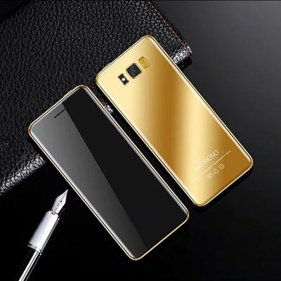 SATREND S10 kaart mobiele telefoon 2 4 inch touch screen MTK6261D ondersteuning Bluetooth FM GSM Dual SIM (goud)