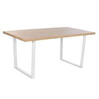 Eettafel Home ESPRIT Bruin Zwart Ijzer Hout MDF 160 x 90 x 75 cm