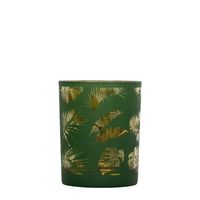 Waxinelichthouder Veren Groen (8 x 7 cm) - thumbnail