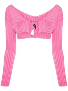 Jacquemus cardigan La Maille à design nervuré - Rose