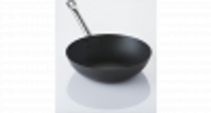 Point-Virgule wok uit carbonstaal met Excalibur antikleeflaag Ã¸ 30cm