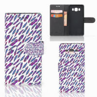Samsung Galaxy J5 2016 Telefoon Hoesje Feathers Color - thumbnail