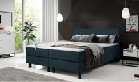 ACTIE Boxspring 180 x 200 Blauw - Basic - Incl. Voetbord - thumbnail