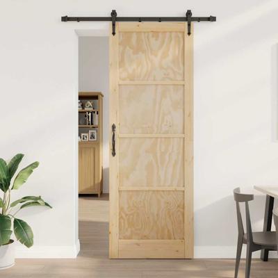 Schuifdeur met Hardware Set 'ORKDAL'van Massief Vurenhout