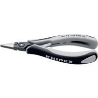 Knipex 34 12 130 ESD Platte tang ESD Recht Chroom-vanadium kogellagerstaal 135 mm