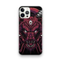 Hell Hound and Serpents: iPhone 12 Pro Transparant Hoesje