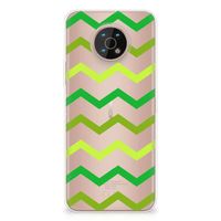 Nokia G50 TPU bumper Zigzag Groen