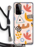 Abstract: OnePlus 9 Pro Transparant Hoesje met koord