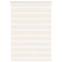 Zebra rolgordijn 95x150 cm stofbreedte 90,9 cm marmerbeige