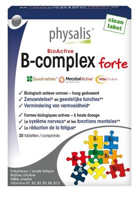 Physalis Supplementen B-Complex Forte 30Tabletten