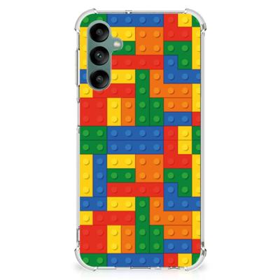 Samsung Galaxy A24 Doorzichtige Silicone Hoesje Blokken Samsung Galaxy A24 Doorzichtige Silicone Hoesje Blokken