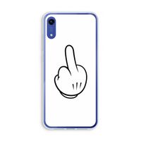 Middle finger white: Honor Play 8A Transparant Hoesje