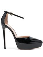 Gianvito Rossi escarpins Kasia à fini verni 105 mm - Noir