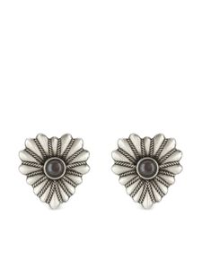 Gucci boucles d'oreilles Interlocking en argent sterling