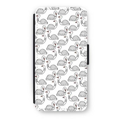 Zwanen: iPhone 7 Flip Hoesje