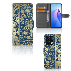 OPPO Reno8 Pro Hoesje Beige Flowers