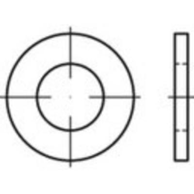 TOOLCRAFT Onderlegring RVS A2 10 stuk(s) TO-9981750