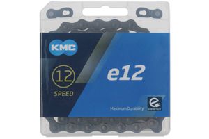 Kmc Ketting e12 blacktech, 1/2x11/128, 130 schakels, 5.2mm pin, 12-speed