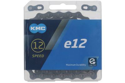 KMC ketting e12 blacktech, 1/2x11/128, 130 schakels, 5.2mm pin, 12-speed