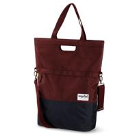 Urbanproof Urban proof shopper tas 20l gerecycled rood/grijs Urbanproof Urban proof shopper tas 20l gerecycled rood/grijs