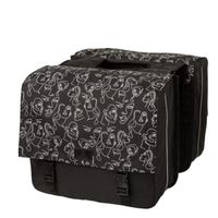 Fastrider Livia Dubbele Fietstas zwart - thumbnail