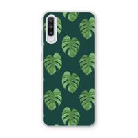 Monstera leaves: Samsung Galaxy A70 Transparant Hoesje