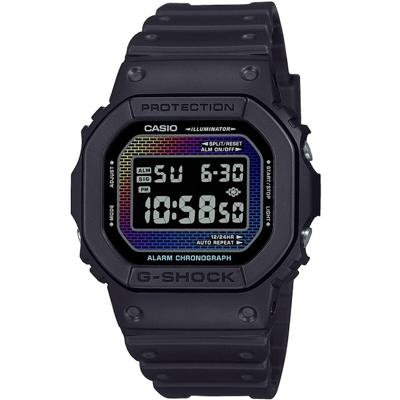 Casio G-Shock THE ORIGIN - RAINBOW BRICK WALL SERIE Zwart Heren horloge