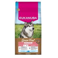 EUKANUBA Grain Free Senior Large Ocean Fish - droog hondenvoer - 12kg