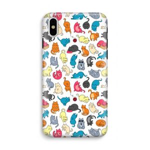 Kleurrijke katten: iPhone XS Tough Case