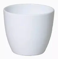 Floran bloempot boule 22,5x19,5 cm wit