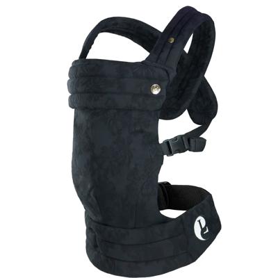 Lumbaya Draagzak Jacquard Blossom Black