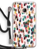 Tropical Dots: HTC U Play Transparant Hoesje met koord