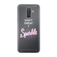 Sparkle quote: Samsung Galaxy A6 Plus (2018) Transparant Hoesje Sparkle quote: Samsung Galaxy A6 Plus (2018) Transparant Hoesje