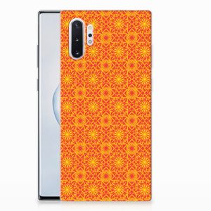 Samsung Galaxy Note 10 Plus TPU bumper Batik Oranje