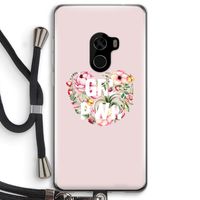 GRL PWR Flower: Xiaomi Mi Mix 2 Transparant Hoesje met koord