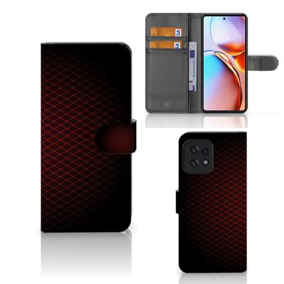 Motorola Edge 40 Pro | Telefoon Hoesje | Geruit Rood