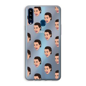 Ugly Cry Call: Samsung Galaxy A20s Transparant Hoesje
