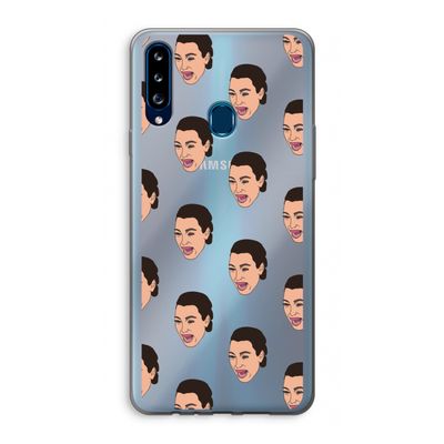 Ugly Cry Call: Samsung Galaxy A20s Transparant Hoesje