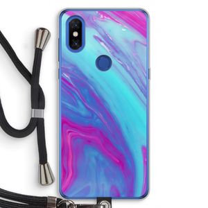 Zweverige regenboog: Xiaomi Mi Mix 3 Transparant Hoesje met koord