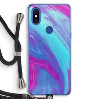 Zweverige regenboog: Xiaomi Mi Mix 3 Transparant Hoesje met koord